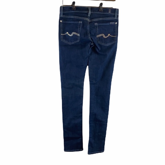 7 For All Mankind Roxanne Rhinestone Jeans 28 - Picture 5 of 12